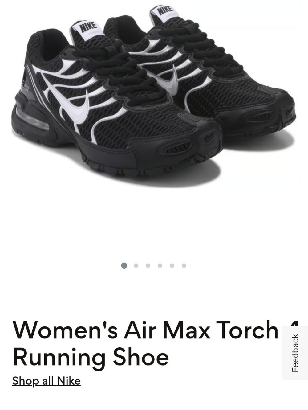 Nike Women's Air Max Torch 4 - Black/White